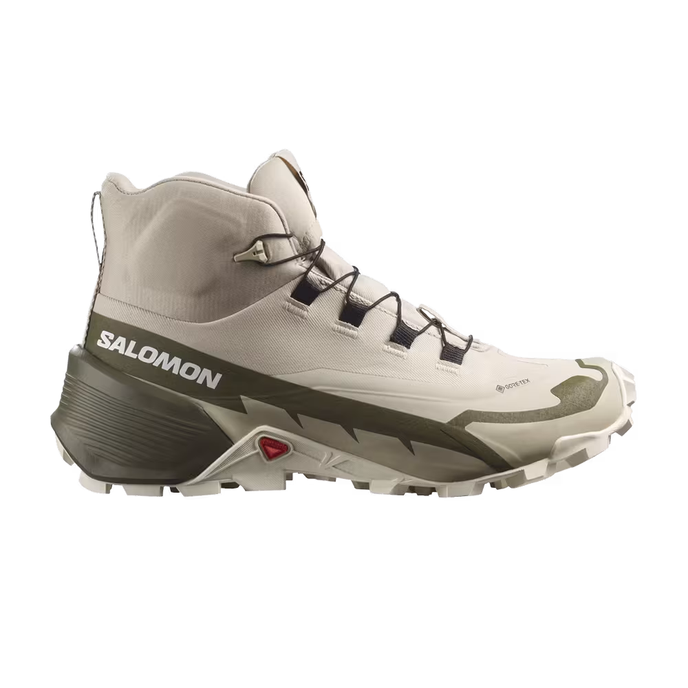 Salomon Women's Cross Hike 2 Mid GORE-TEX Feather Grey Olive Night