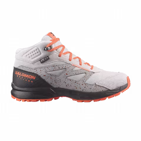 Salomon Outway Mid CSWP Junior 'Lunar Rock Orange Speckled'