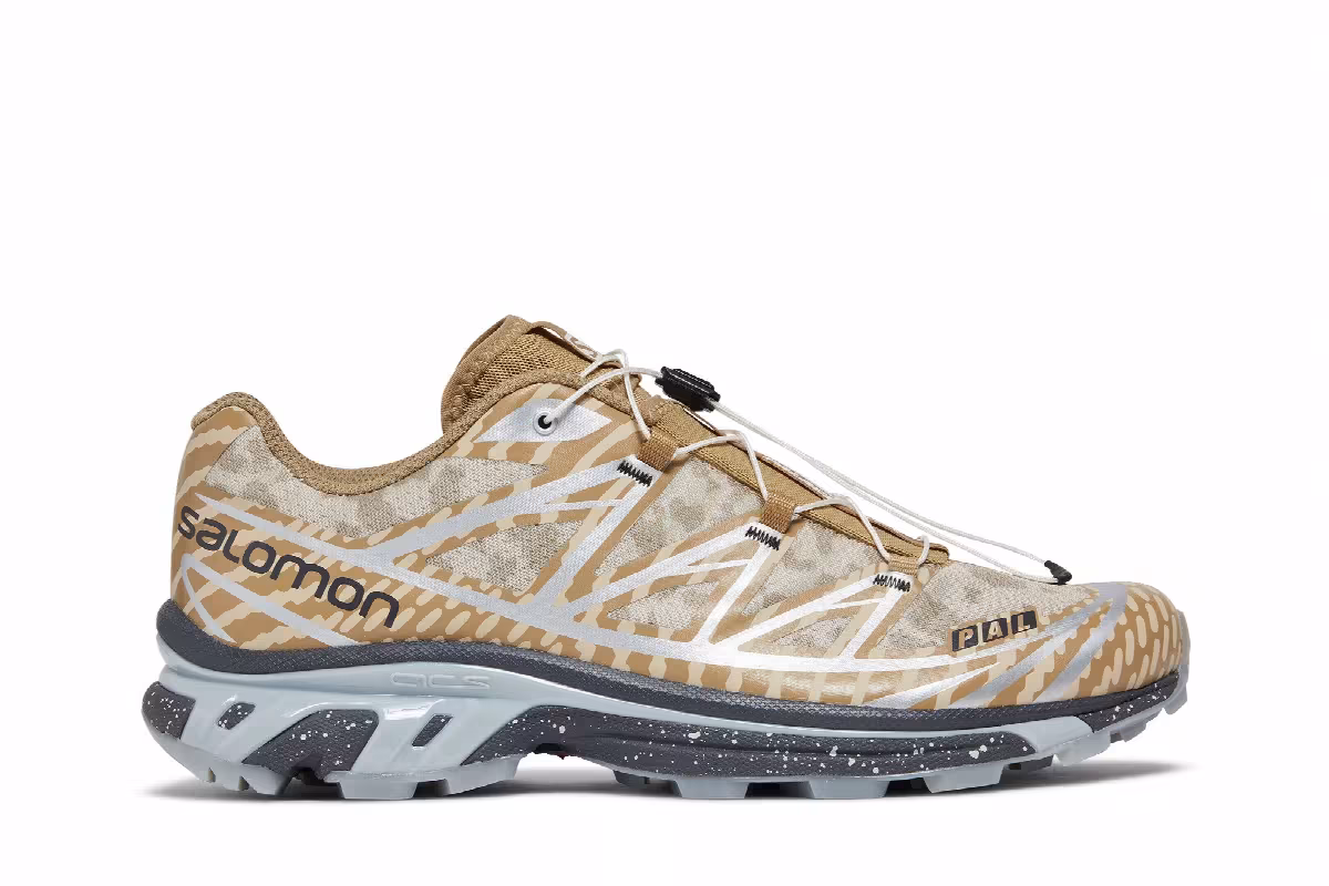 Palace x Salomon XT-6 Ebony Digi Camo, view 2