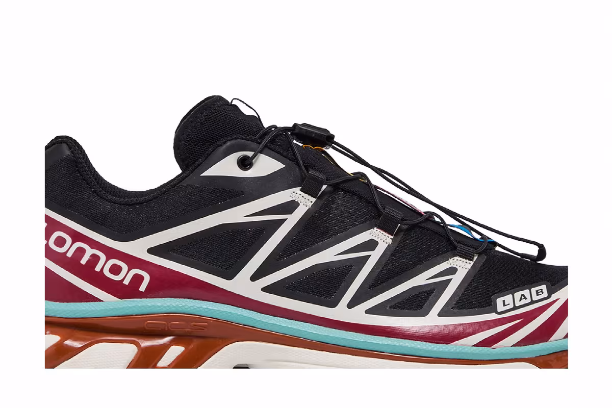 Salomon XT-6 Advanced Black Red Dahlia, view 3