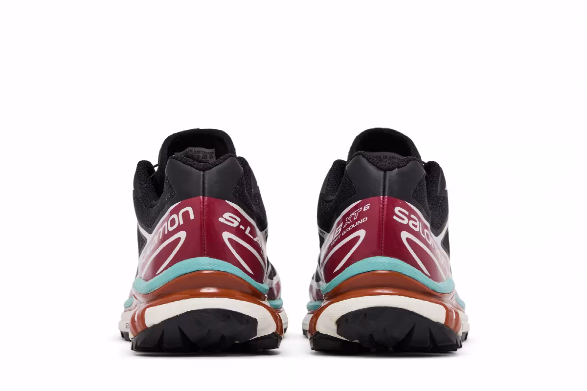 Salomon XT-6 Advanced Black Red Dahlia, view 7