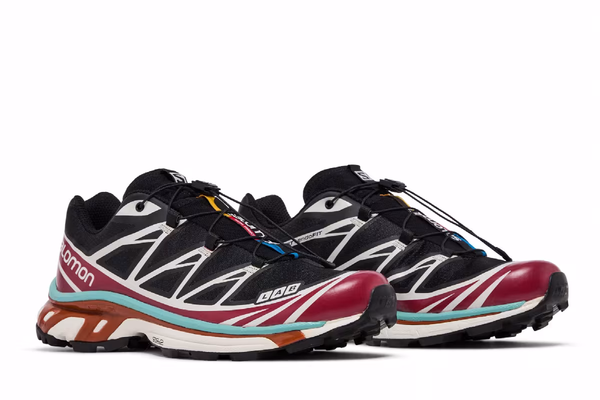 Salomon XT-6 Advanced Black Red Dahlia, view 9