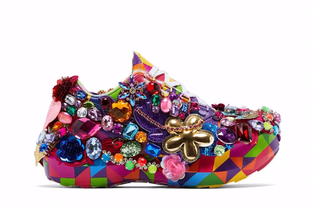 Comme des Garçons x Salomon Women's SR811 Embellished Platform Multi-Color, view 2