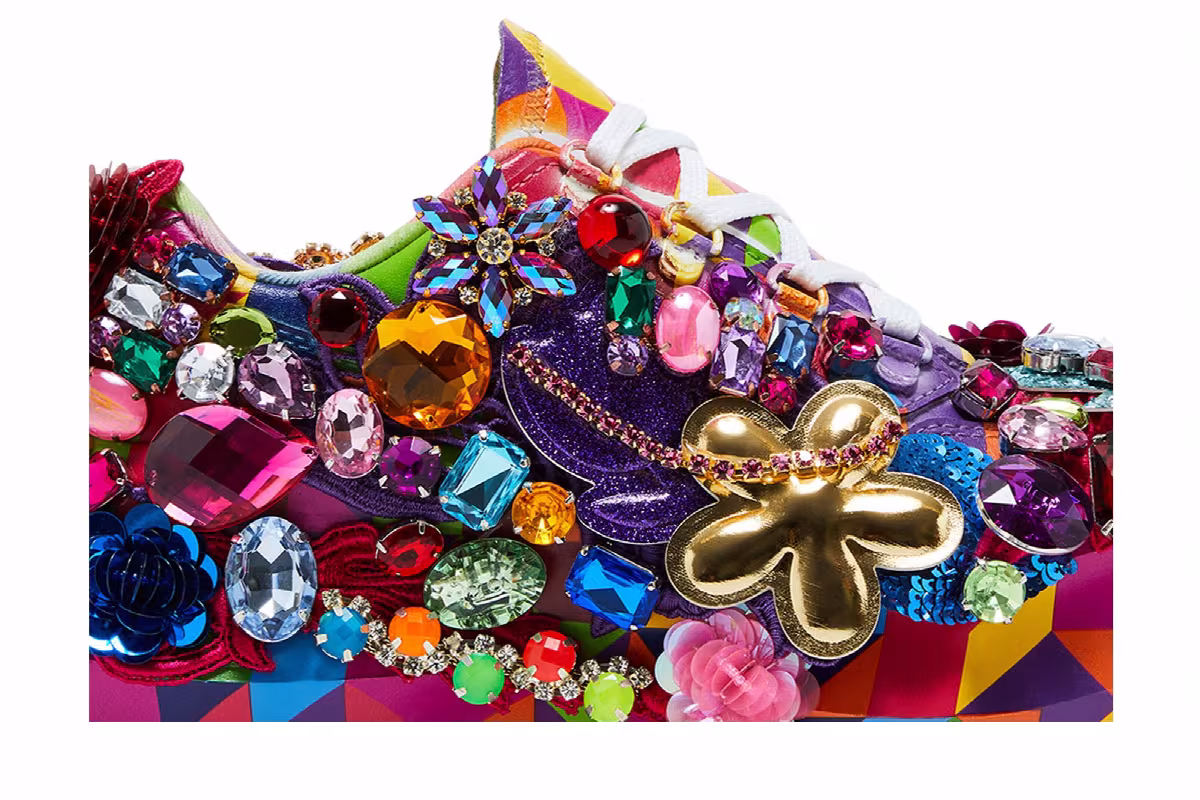 Comme des Garçons x Salomon Women's SR811 Embellished Platform Multi-Color, view 3