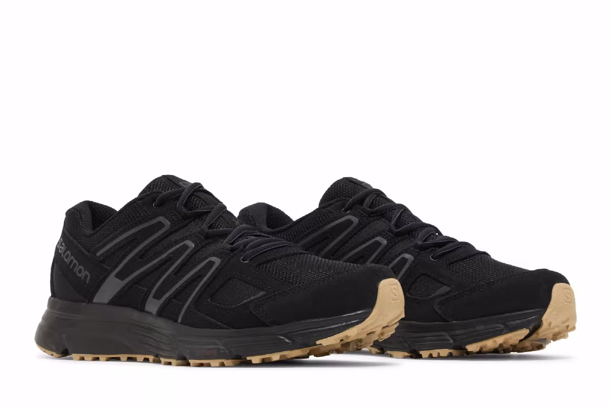 Salomon X-Mission 4 Suede Black Gum, view 9