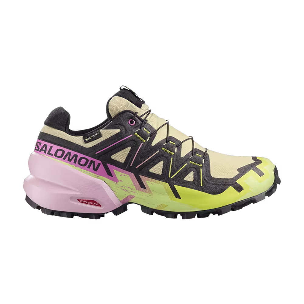 Salomon Women's Speedcross 6 GORE TEX Bog Dawn Pink Acid Lime