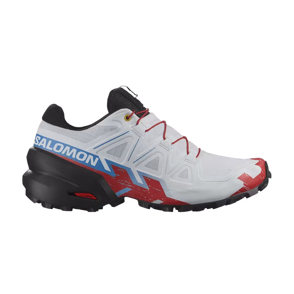 Salomon Women's Speedcross 6 White Fiery Red