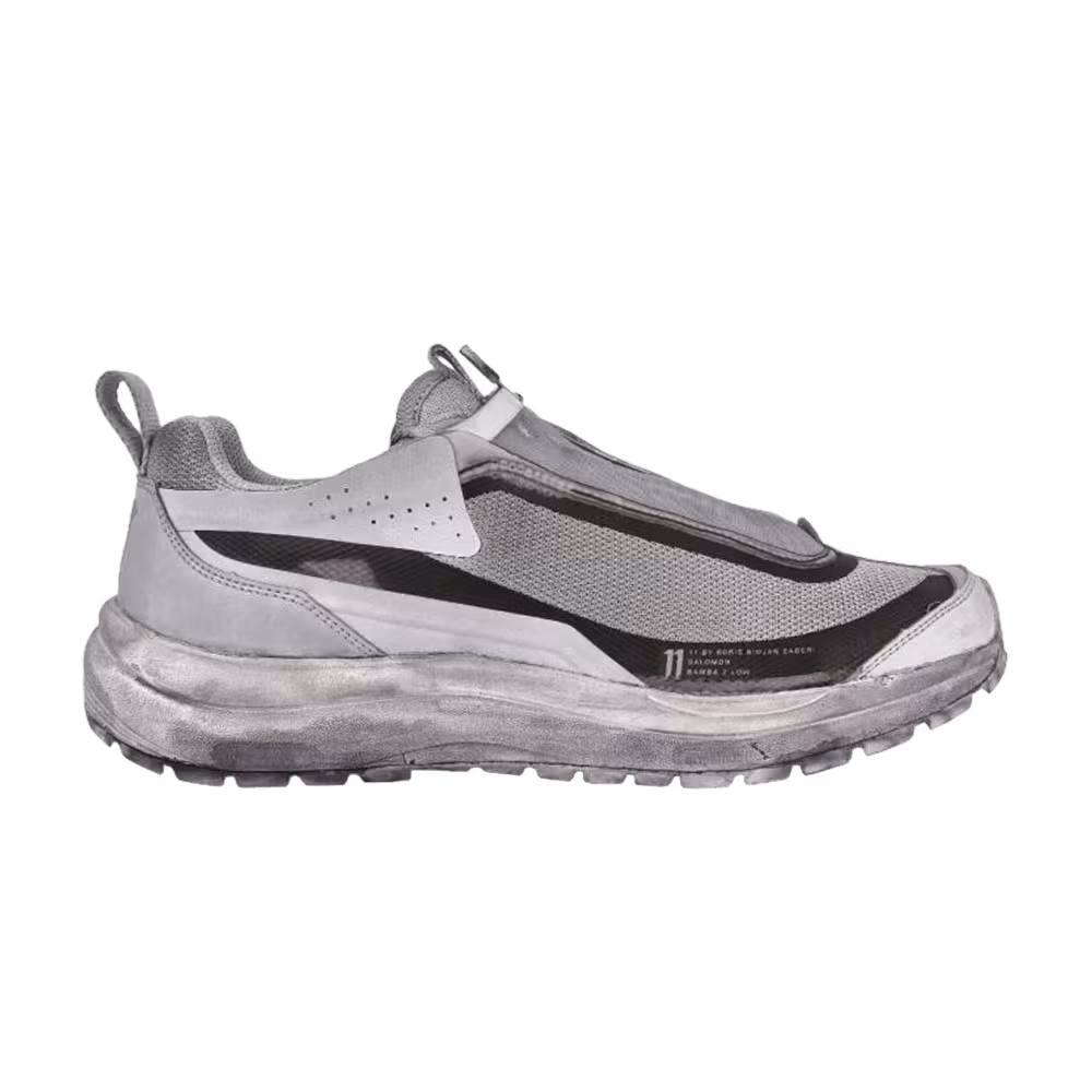 11 By Boris Bidjan Saberi x Salomon Bamba 2 Low V2 Light Grey