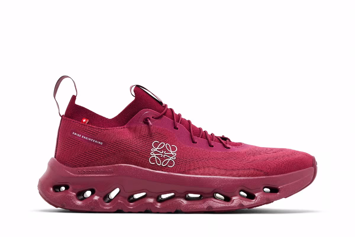 Loewe x ON Women's Cloudtilt Beet Red, view 2