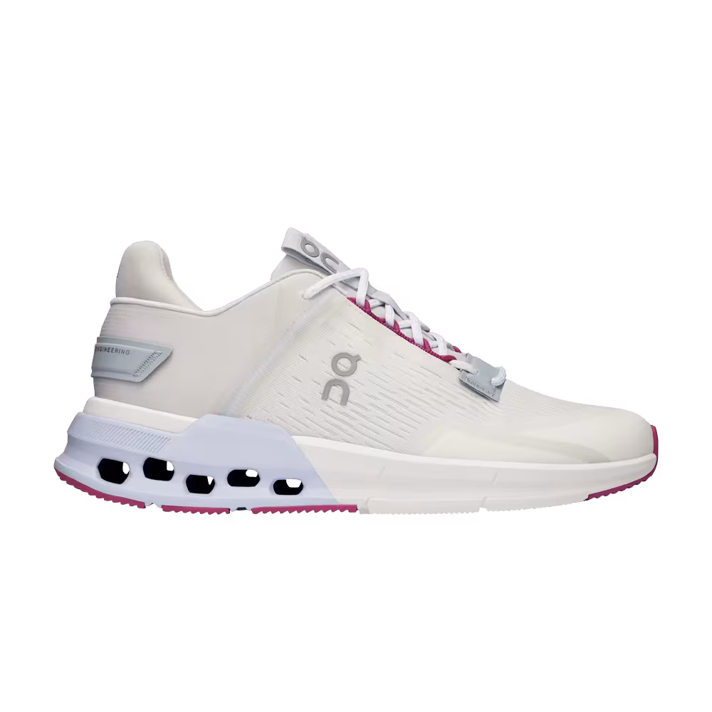 ON Women's Cloudnova Flux Undyed White Heather