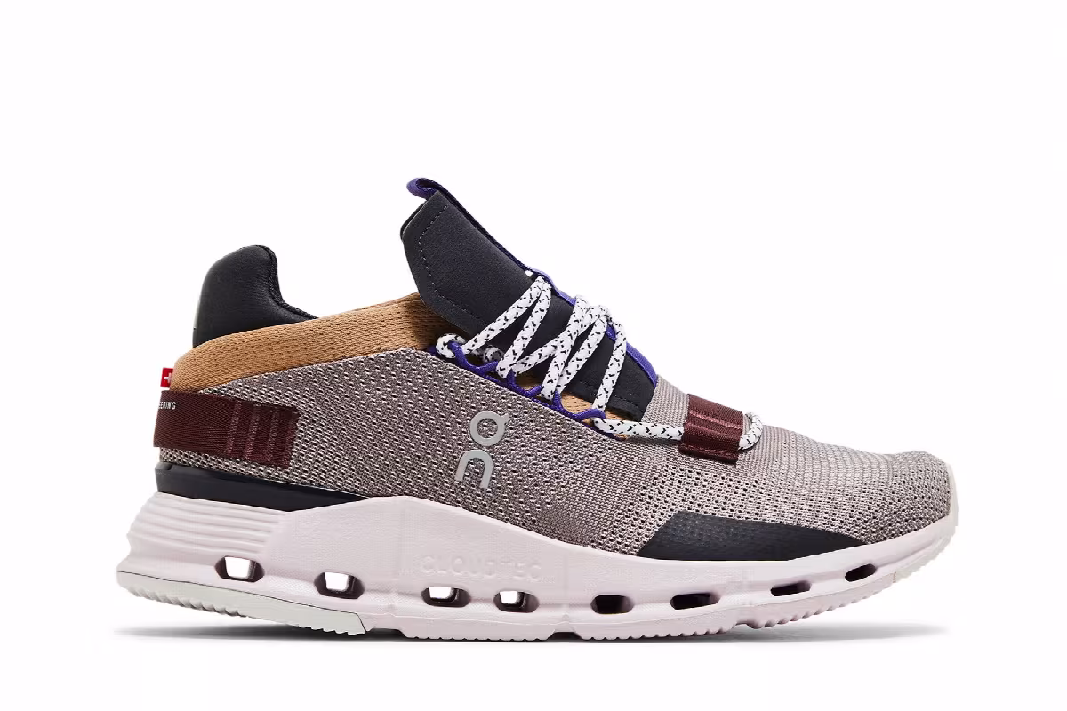ON Women's Cloudnova Zinc Lily, view 2