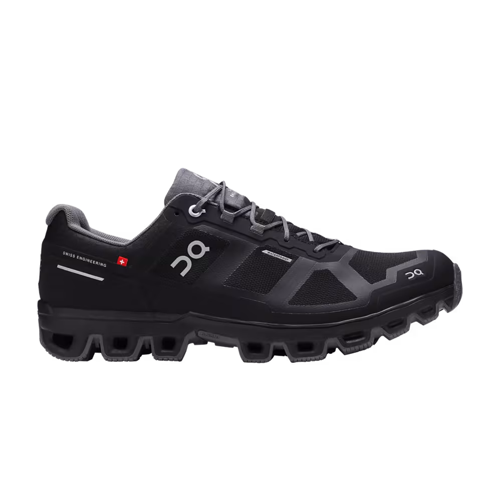 ON Cloudventure Waterproof Black Graphite