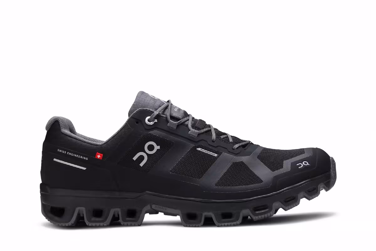 ON Cloudventure Waterproof Black Graphite, view 2