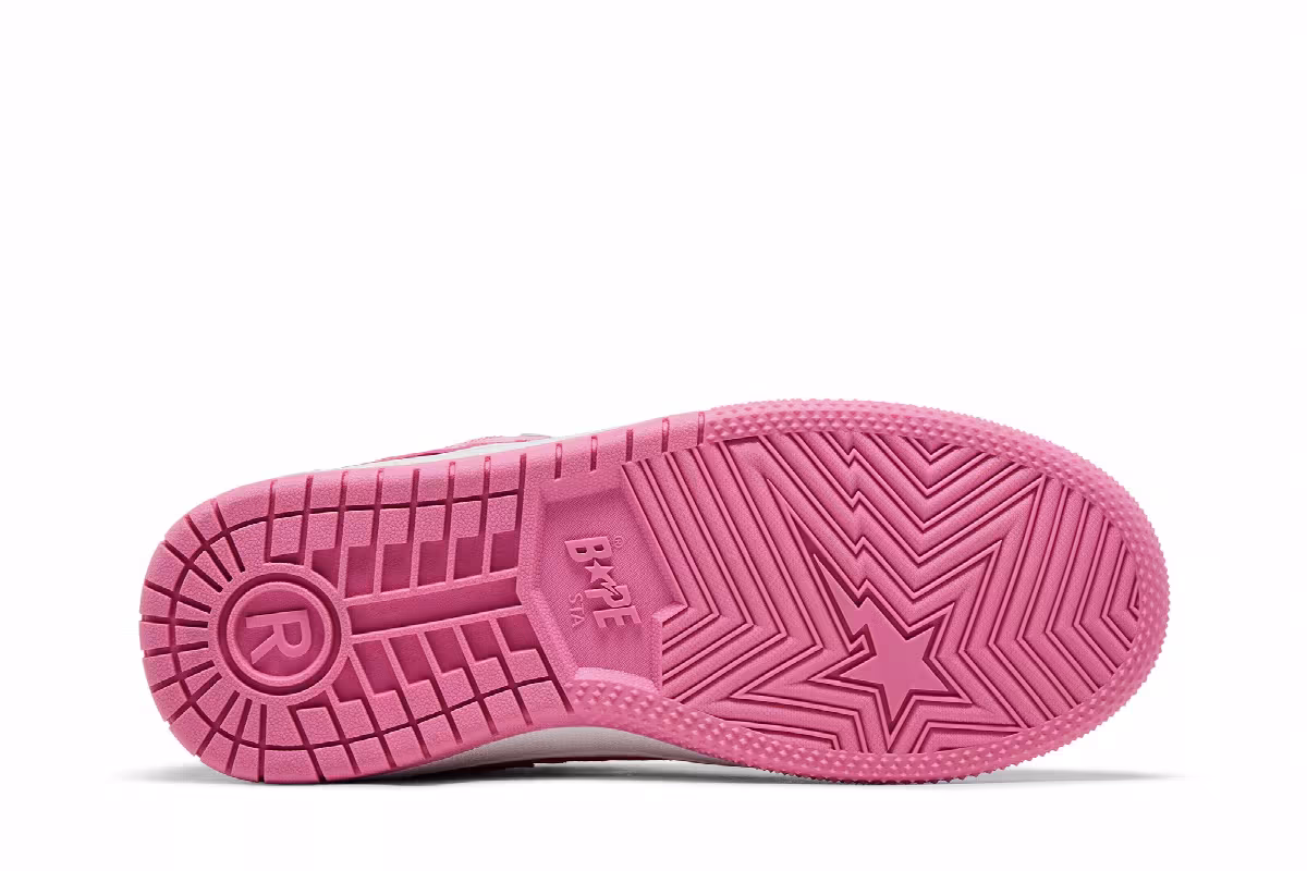 BAPE Women's Sk8 Sta #51 Pink, view 5