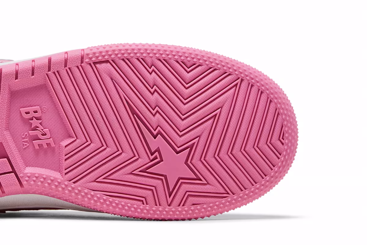 BAPE Women's Sk8 Sta #51 Pink, view 6