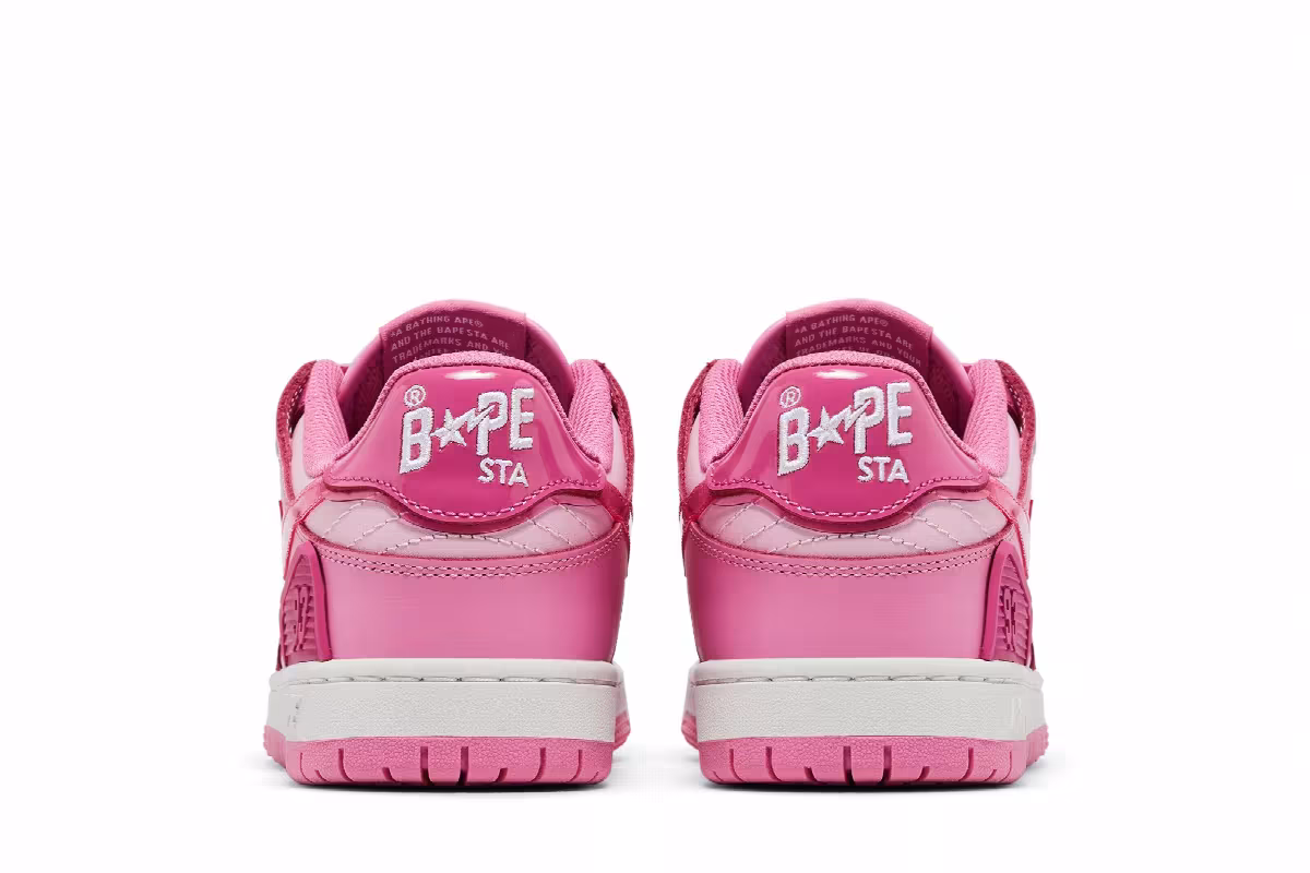 BAPE Women's Sk8 Sta #51 Pink, view 7
