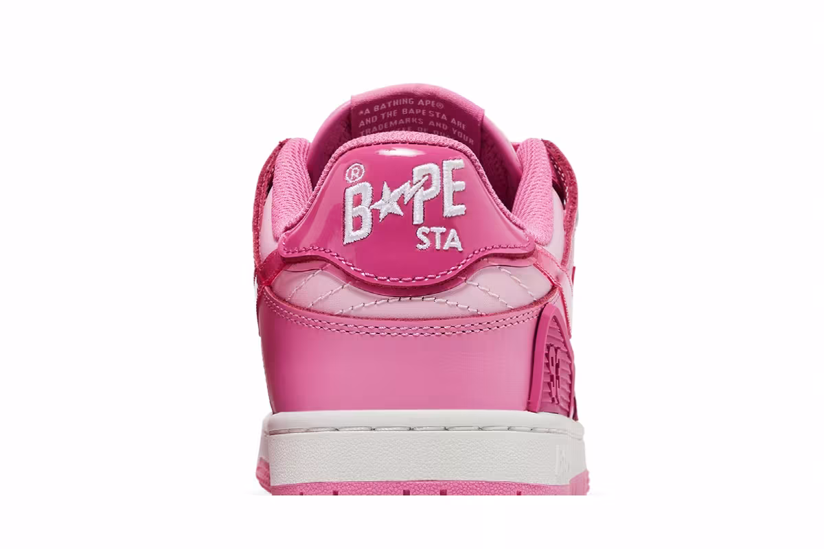 BAPE Women's Sk8 Sta #51 Pink, view 8