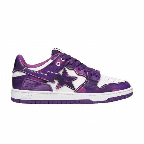 BAPE Wmns Sk8 Sta #1 'Color Camo Pack - Purple'