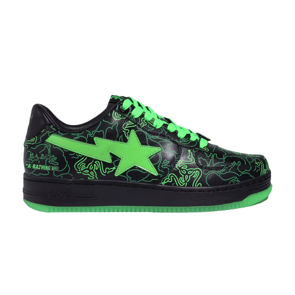 Razer x Women's Bapesta Low M2 Neon Camo