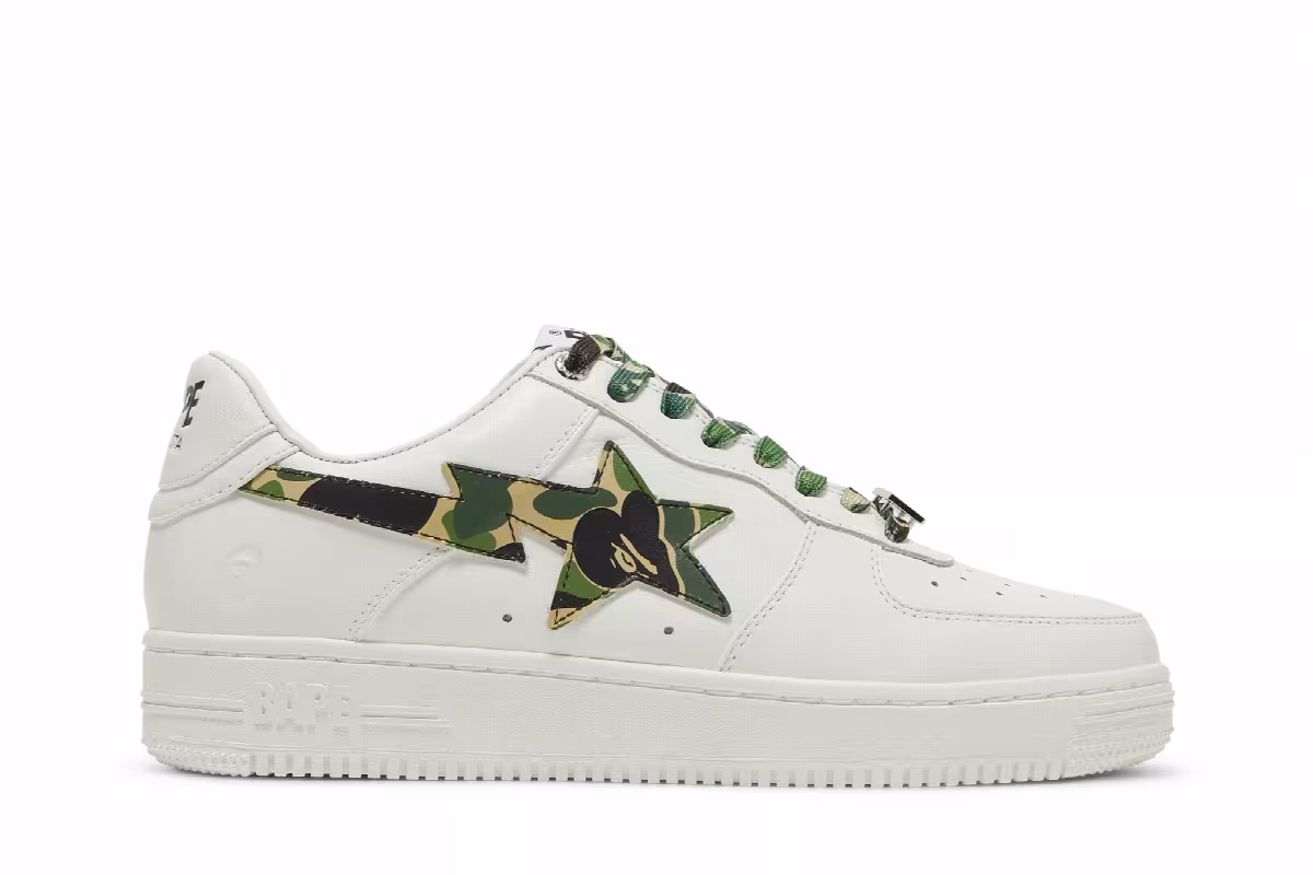 Bapesta White Camo, view 2