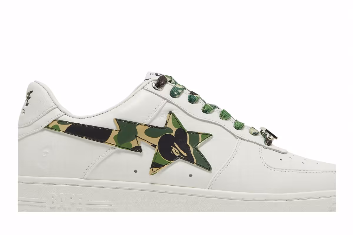 Bapesta White Camo, view 3