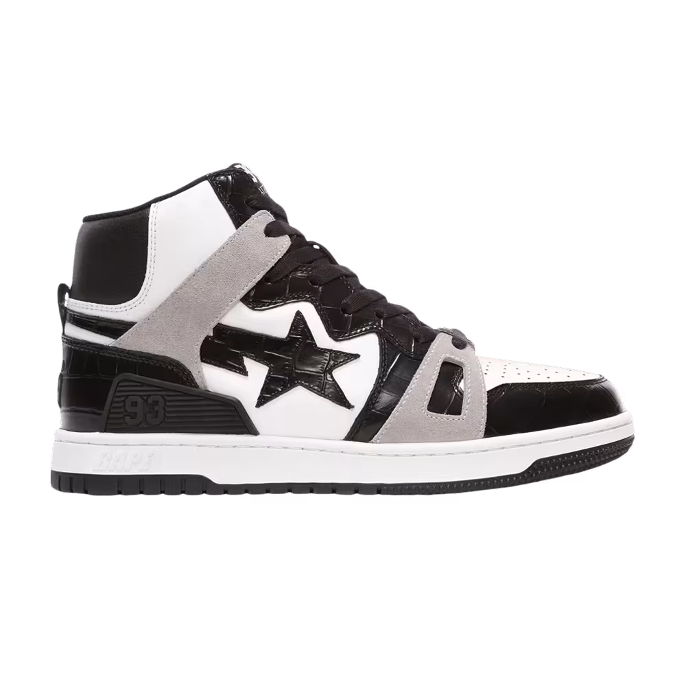Bape Sta 93 HI Black Light Grey