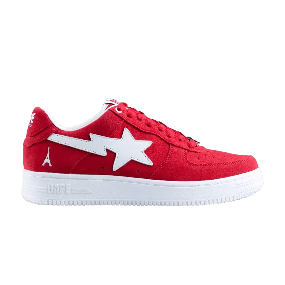 Highsnobiety x Bapesta Not In Paris Pack - Red