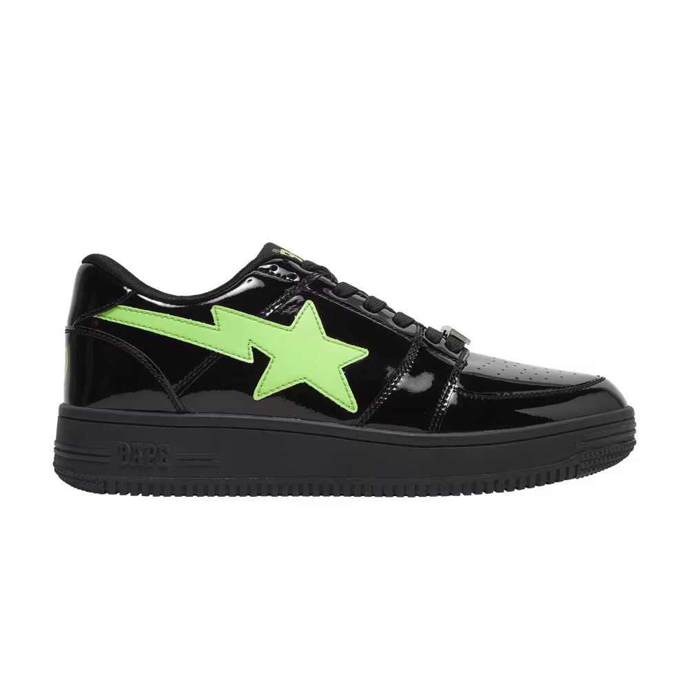 The Weeknd x XO Bapesta Low M2 Black Neon Green