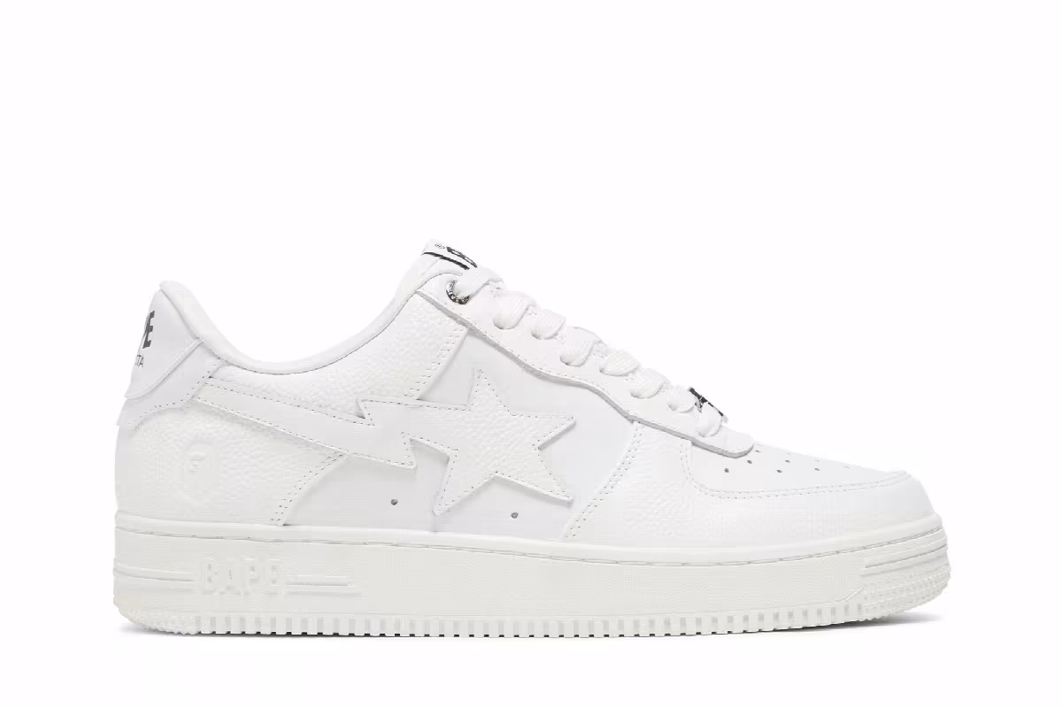 Bapesta M2 Low Triple White, view 2