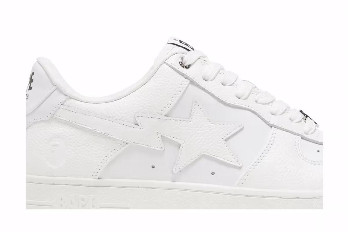 Bapesta M2 Low Triple White, view 3