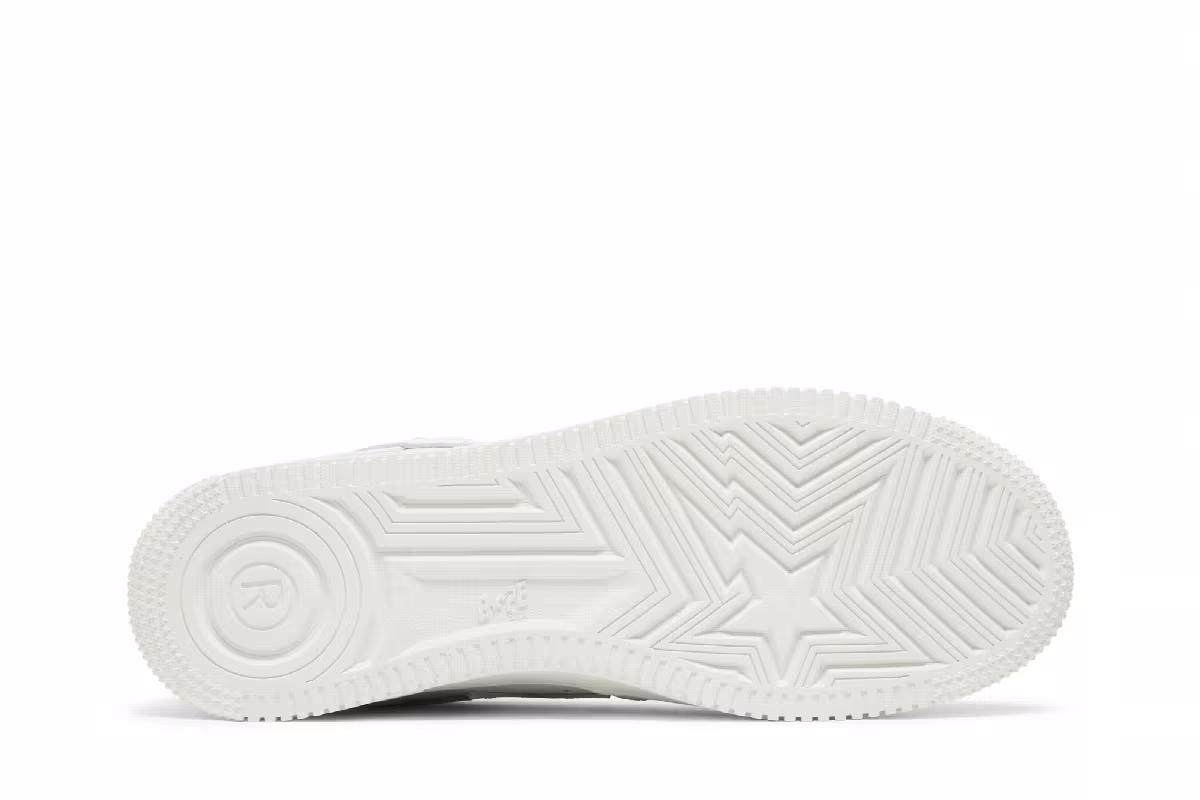 Bapesta M2 Low Triple White, view 5