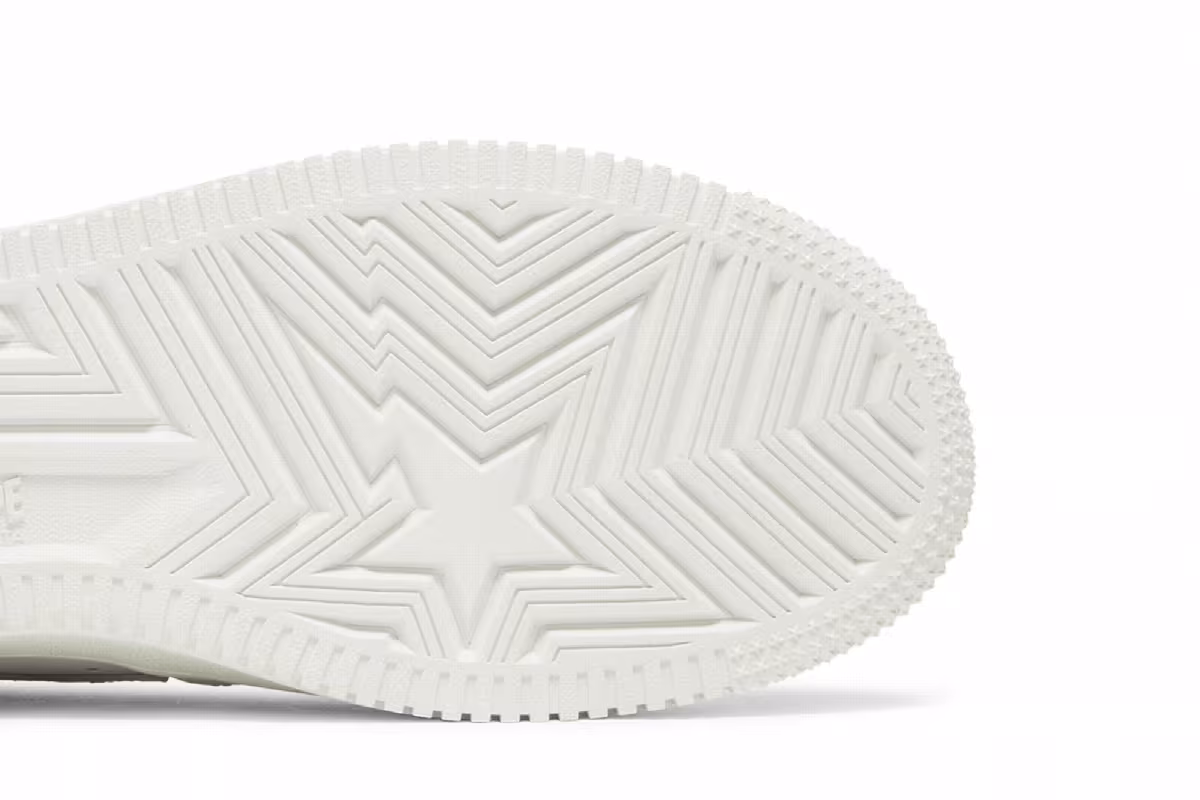 Bapesta M2 Low Triple White, view 6