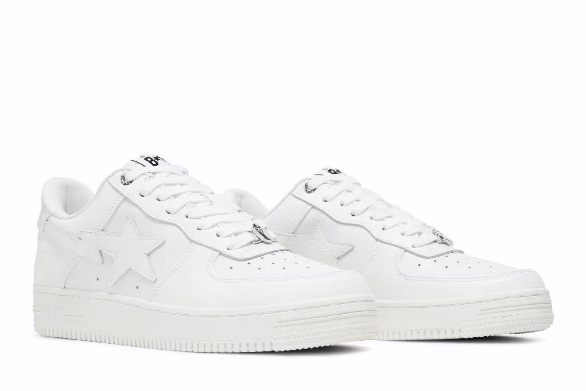 Bapesta M2 Low Triple White, view 9