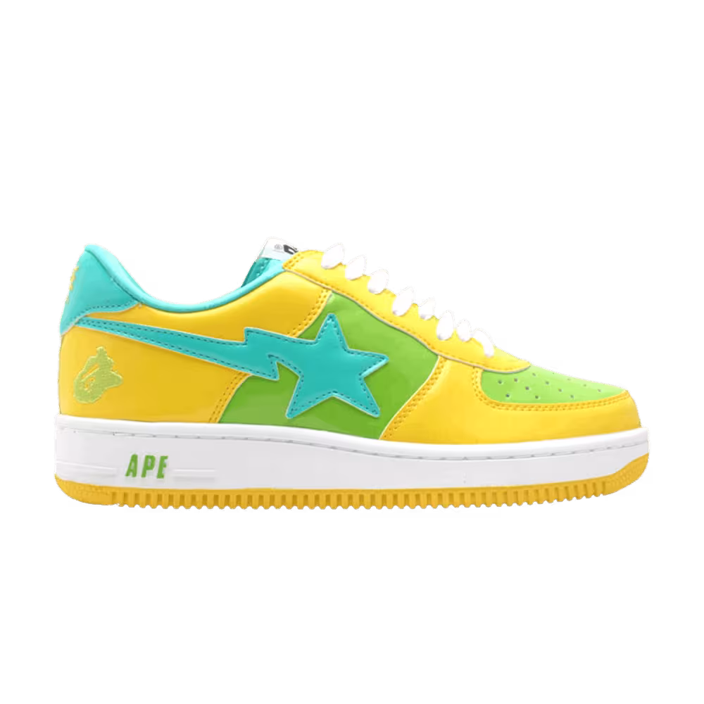 Bapesta FS-001 Low Yellow Lime Green