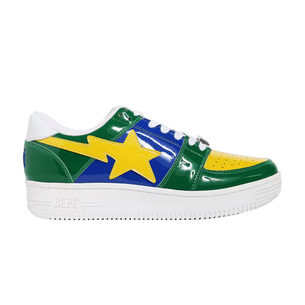 Bapesta Low Green Blue Yellow