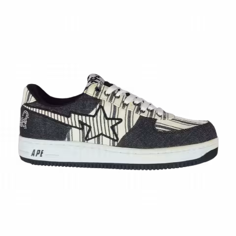 Bapesta Low 'Denim Pinstripe'