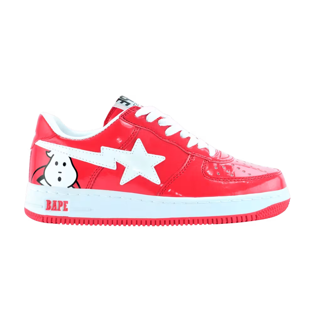 Ghostbusters x Bapesta Low Red