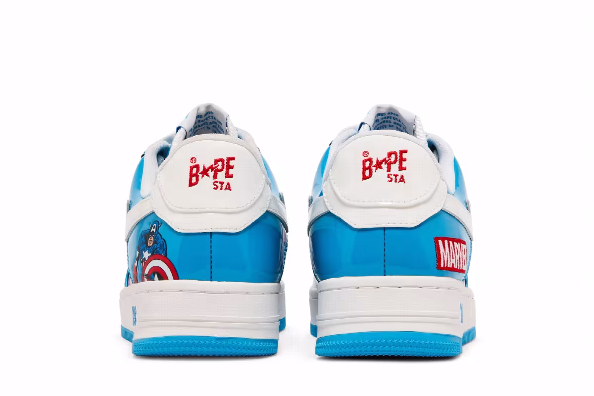 Marvel Comics x Bapesta FS-001 Low Captain America, view 7