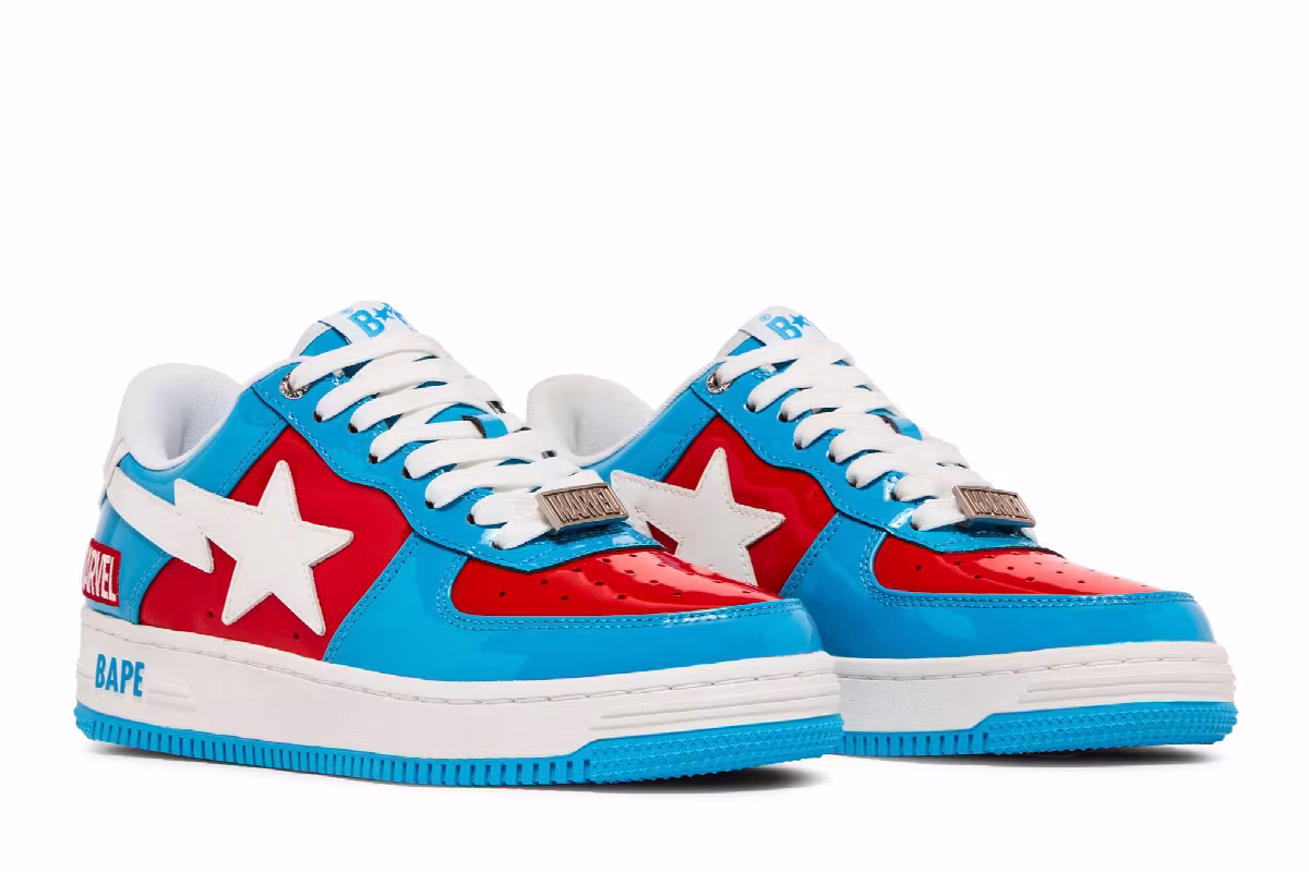 Marvel Comics x Bapesta FS-001 Low Captain America, view 9