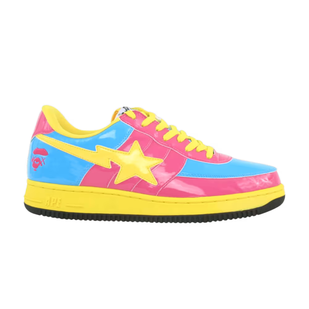 Bapesta FS-029 Low Pink Yellow