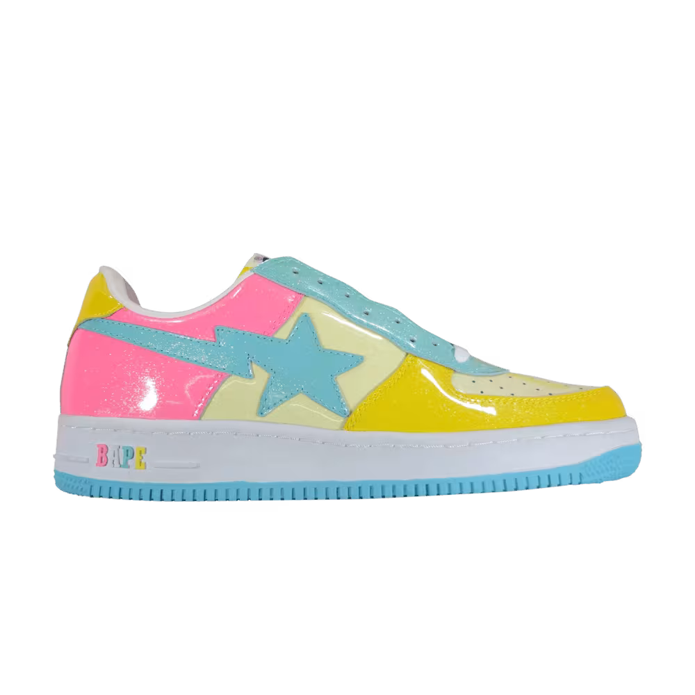 Bapesta FS-001 Low Crazy Cotton Candy Glitter