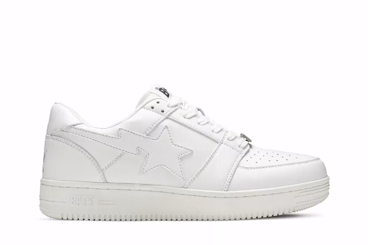 Bapesta M2 Low Triple White, view 2