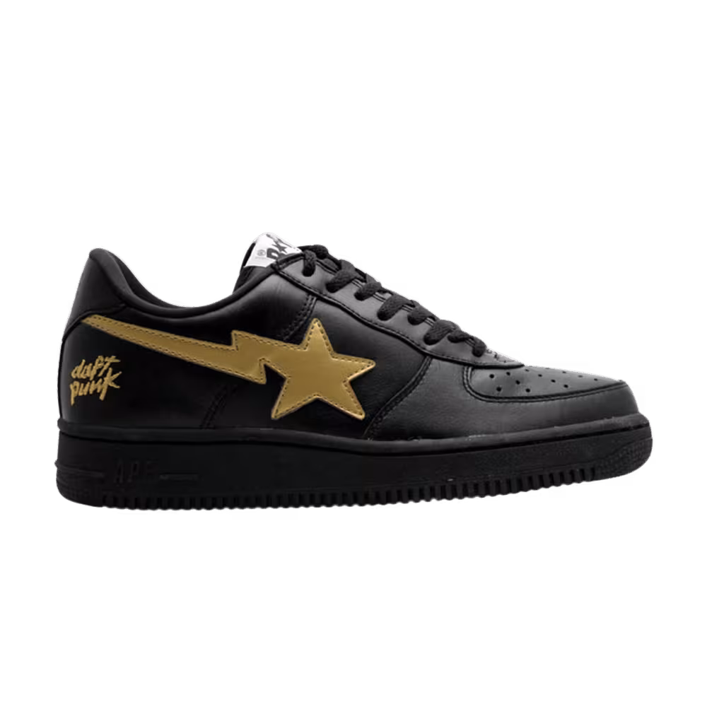 Daft Punk x Bapesta FS-001 Low Black Gold