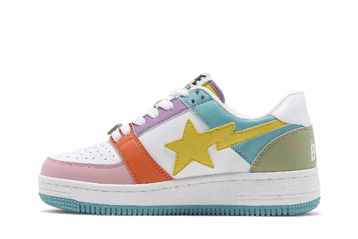 Women's Bapesta Multi-Color, view 4