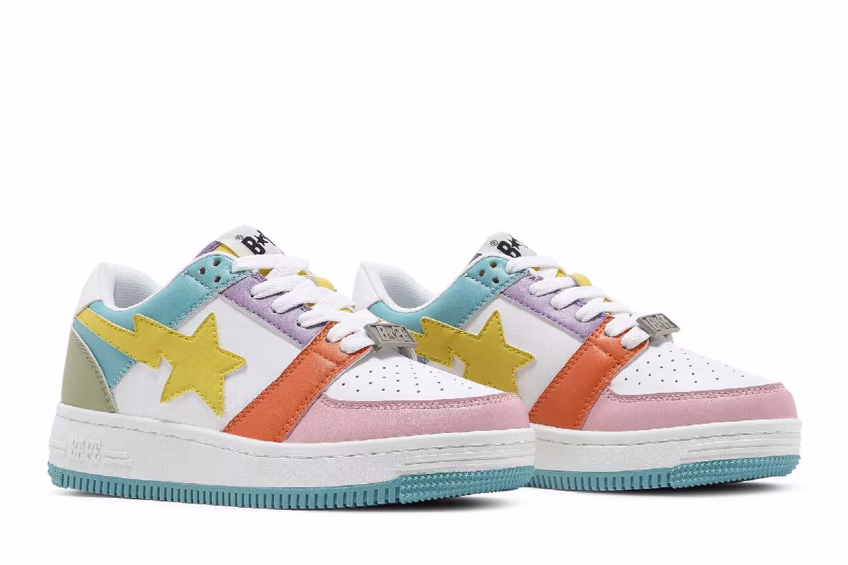 Women's Bapesta Multi-Color, view 9