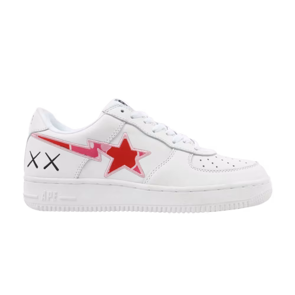 Kaws x Bapesta FS-001 Low Red Camo