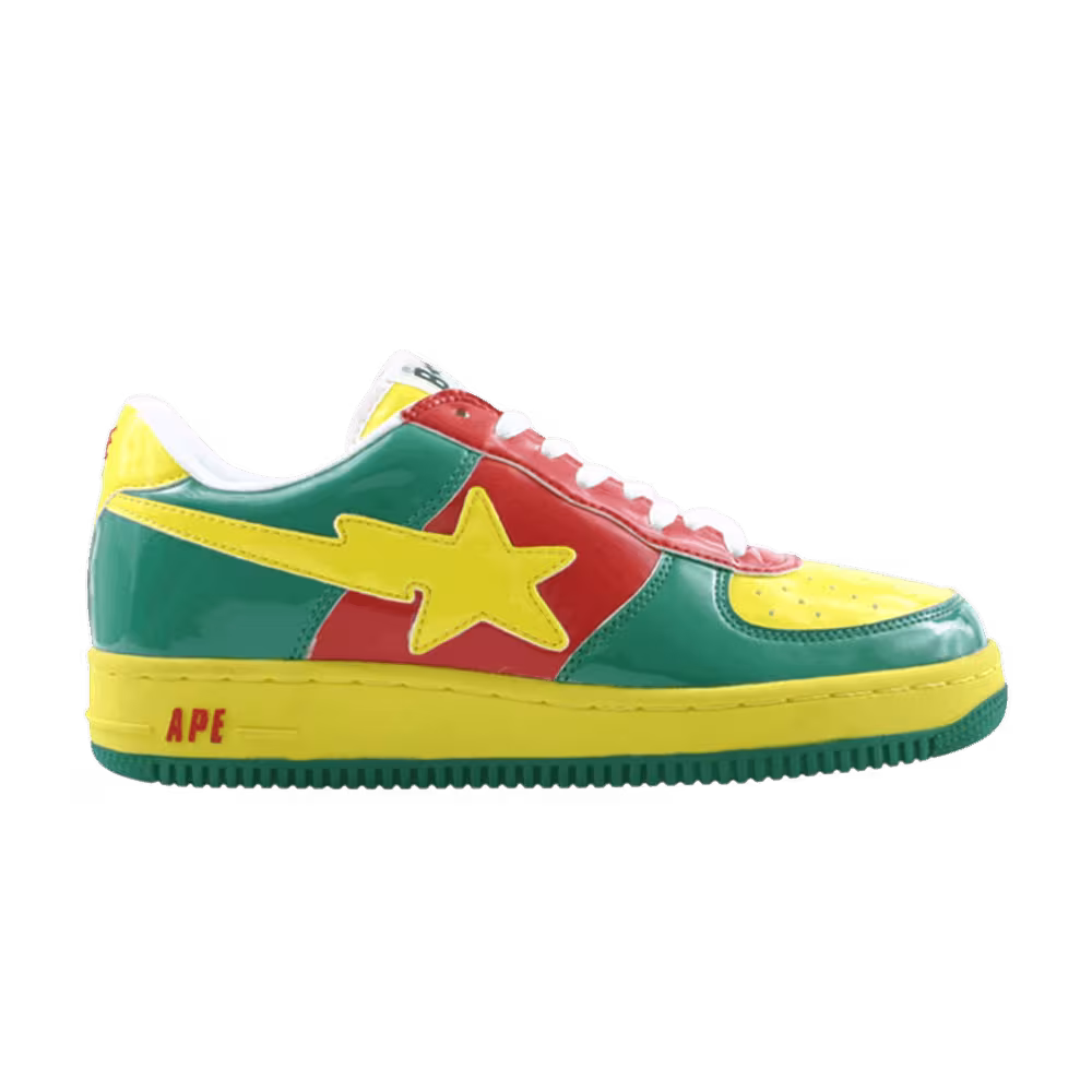 Bapesta FS-001 Low Rasta Red