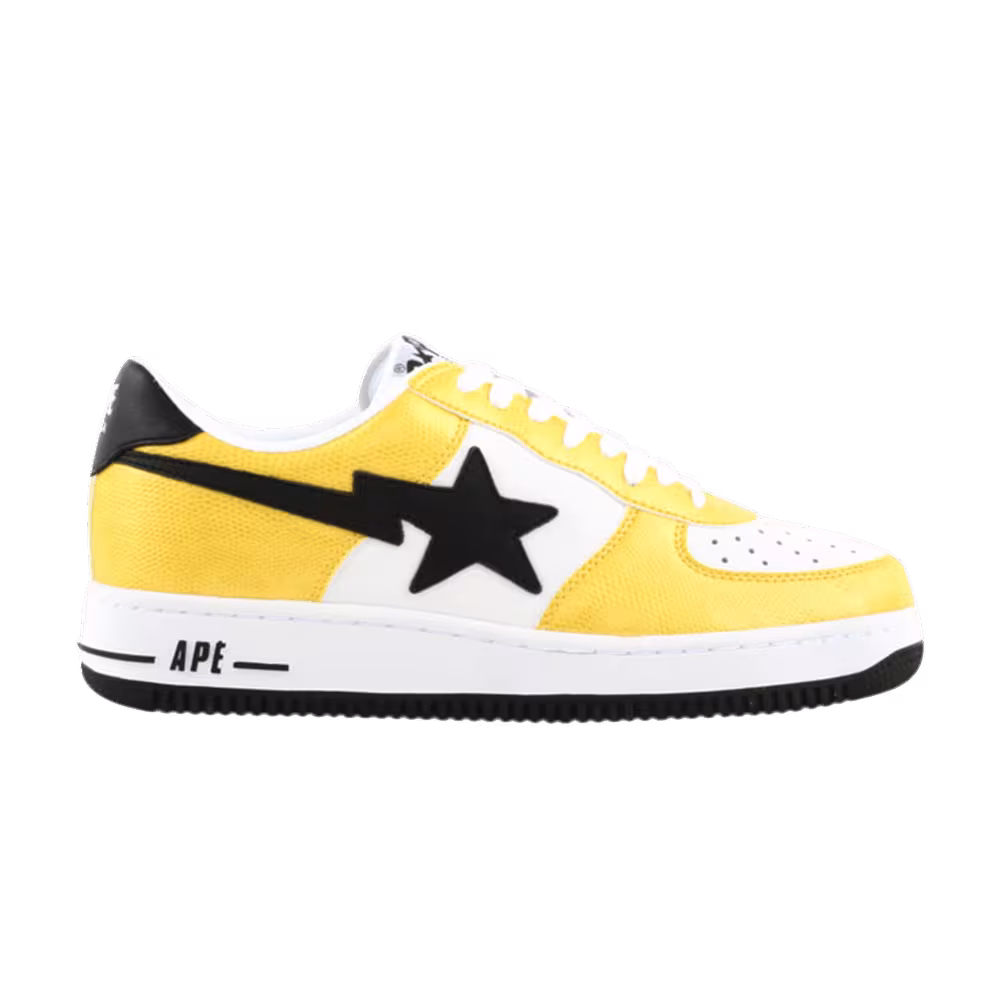 Bapesta FS-001 Low Yellow White