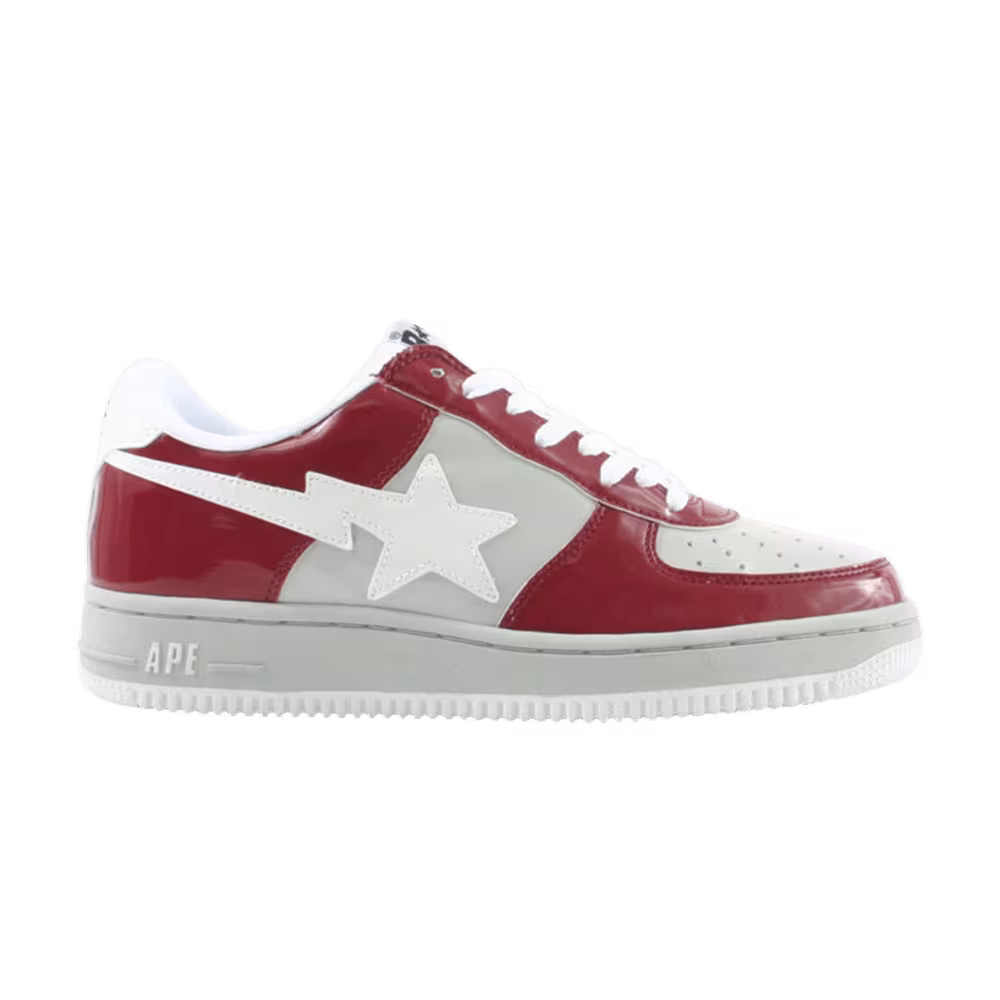 Bapesta FS-001 Low Burgundy Gray