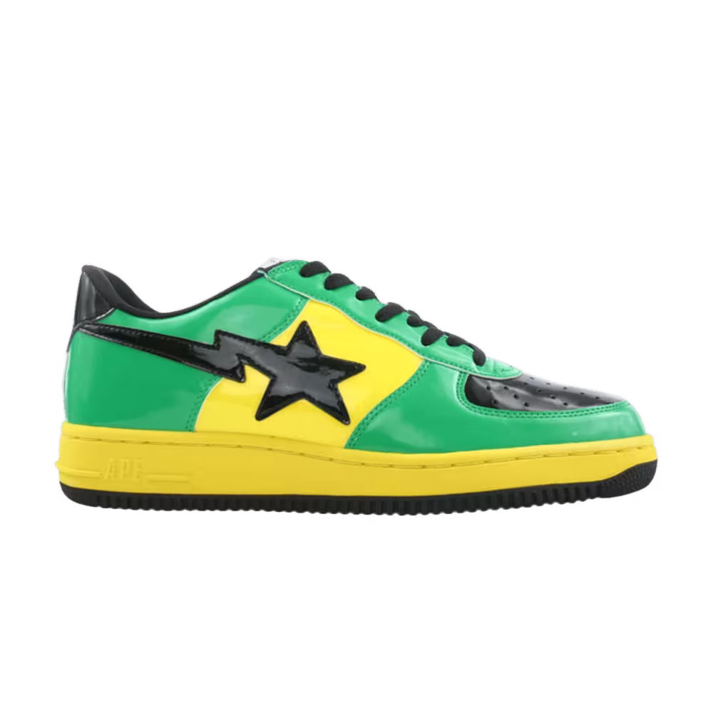 Bapesta FS-001 Low Green Yellow Black